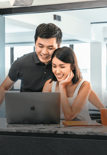 A couple sell landed property on Ohmyhome online housing platform